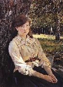Valentin Serov Girl in the Sunlight. USA oil painting artist